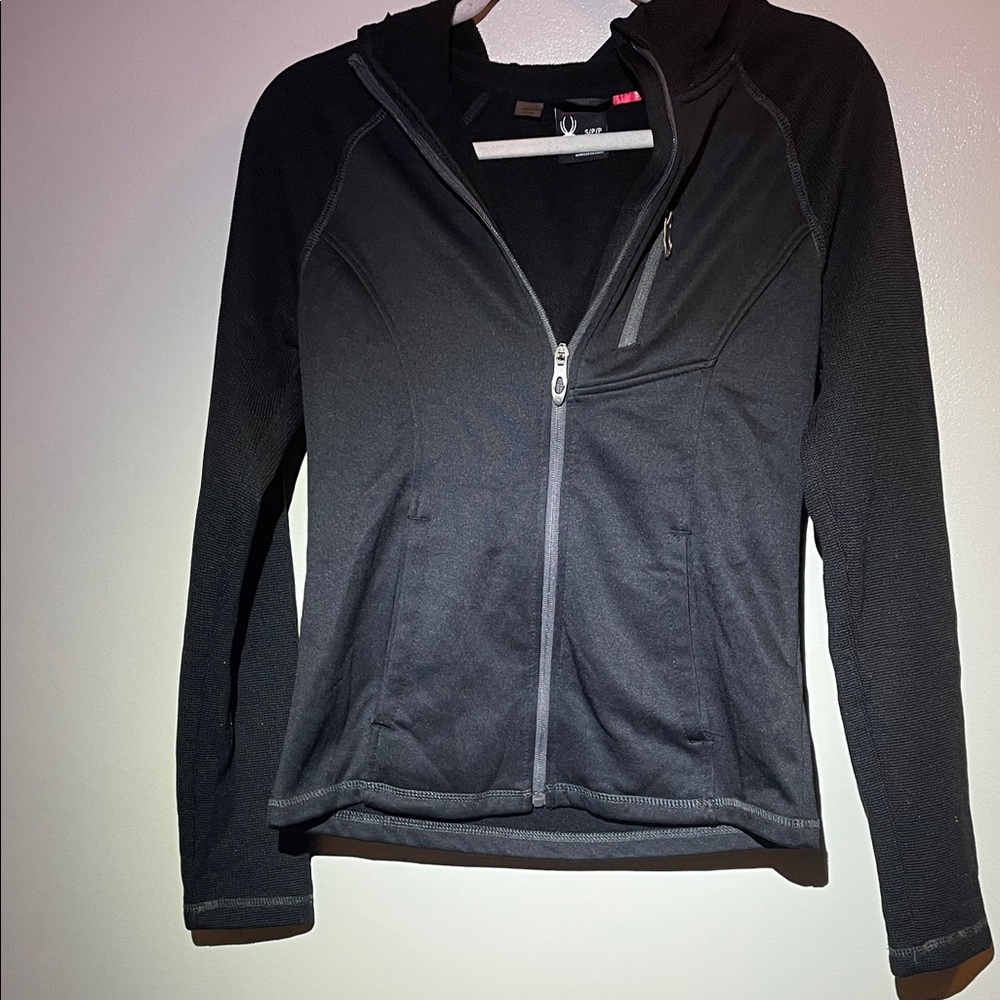 Spyder Black Textured Jacket